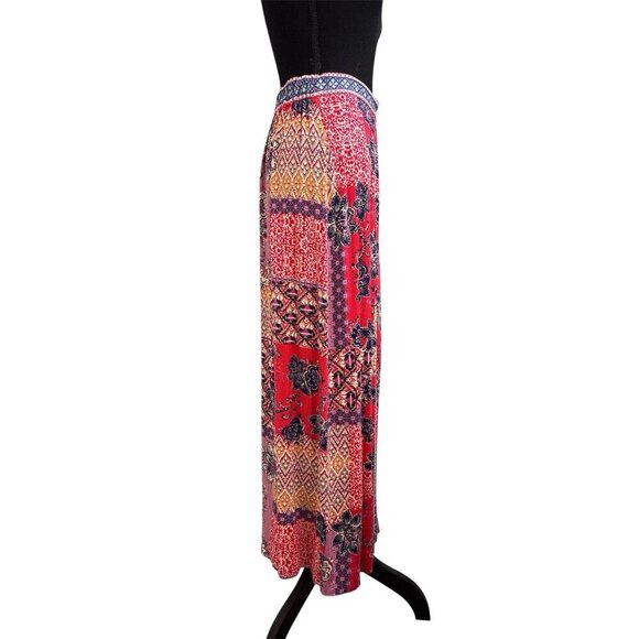 Monsoon Women’s Bohemian Style Front Slit Skirt Size M - Picture 2 of 6